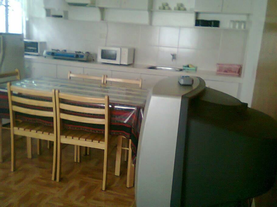 Kitchen with dinning area