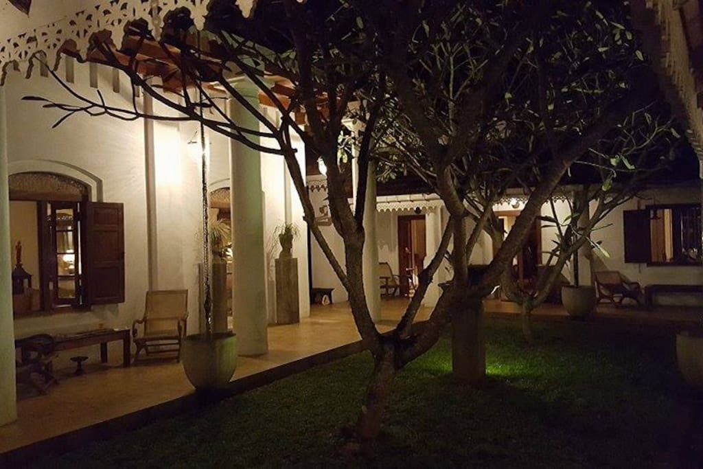 Courtyard at Night