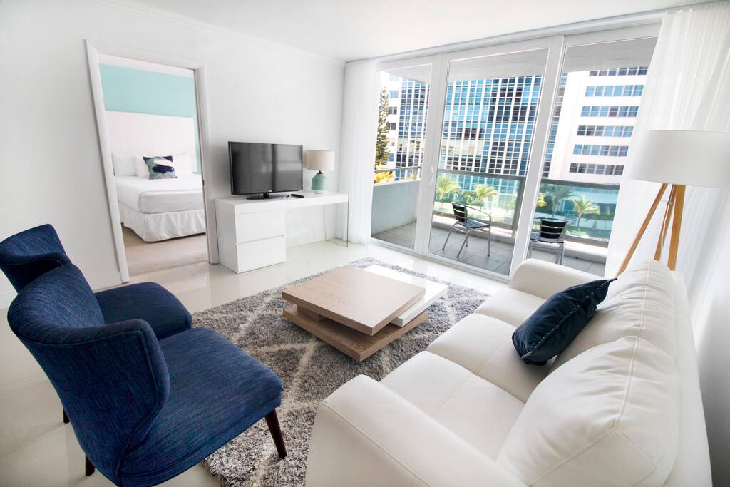 Miami Beach 6 Guests 2 Bedroom Suite 6 Serviced