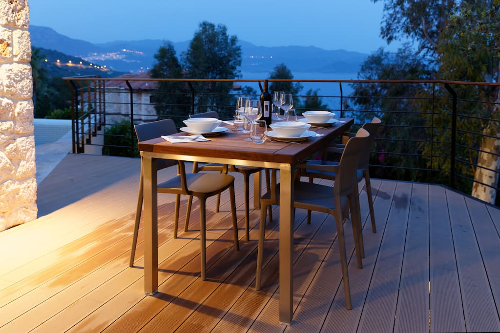 Dinner on deck
