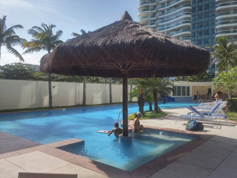 Area de interação com bancos molhados