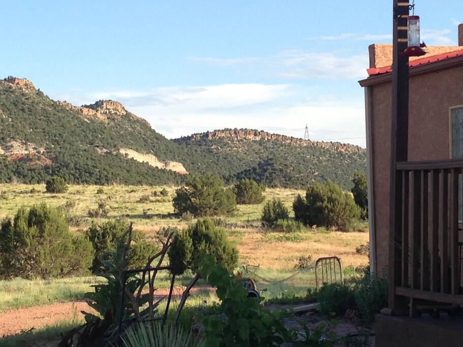 Views surrounding the property are spectacular Including the Sangre de Cristo Mountains.
