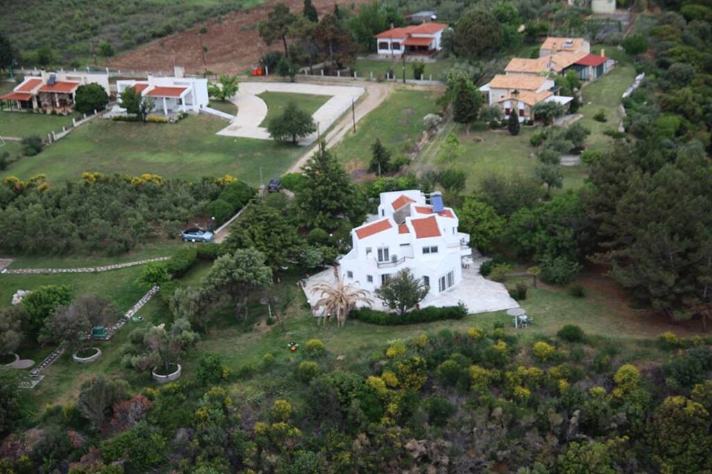 Aerophoto of the Villa