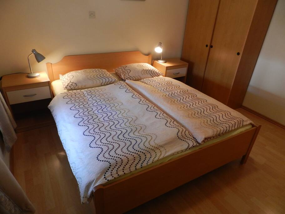 King size bed for a royal night's sleep.