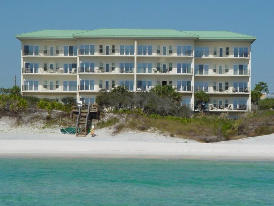 View from beach