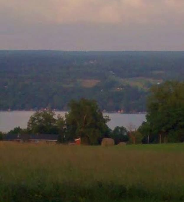 Beautiful Seneca Lake - a short walk from the house.