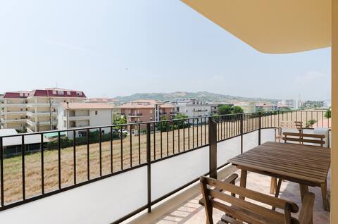 Trendy beachfront apartment