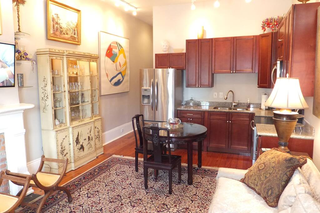Entry Room / Living Room with Dining Area