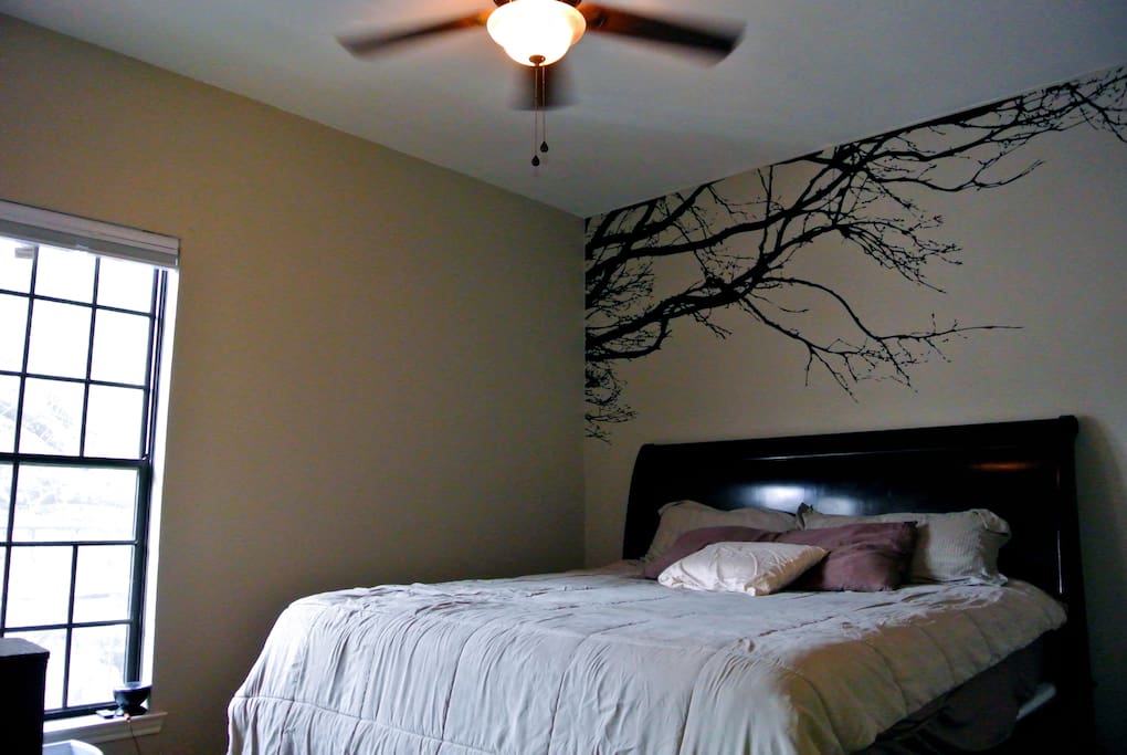 King-size bed for royal relaxation