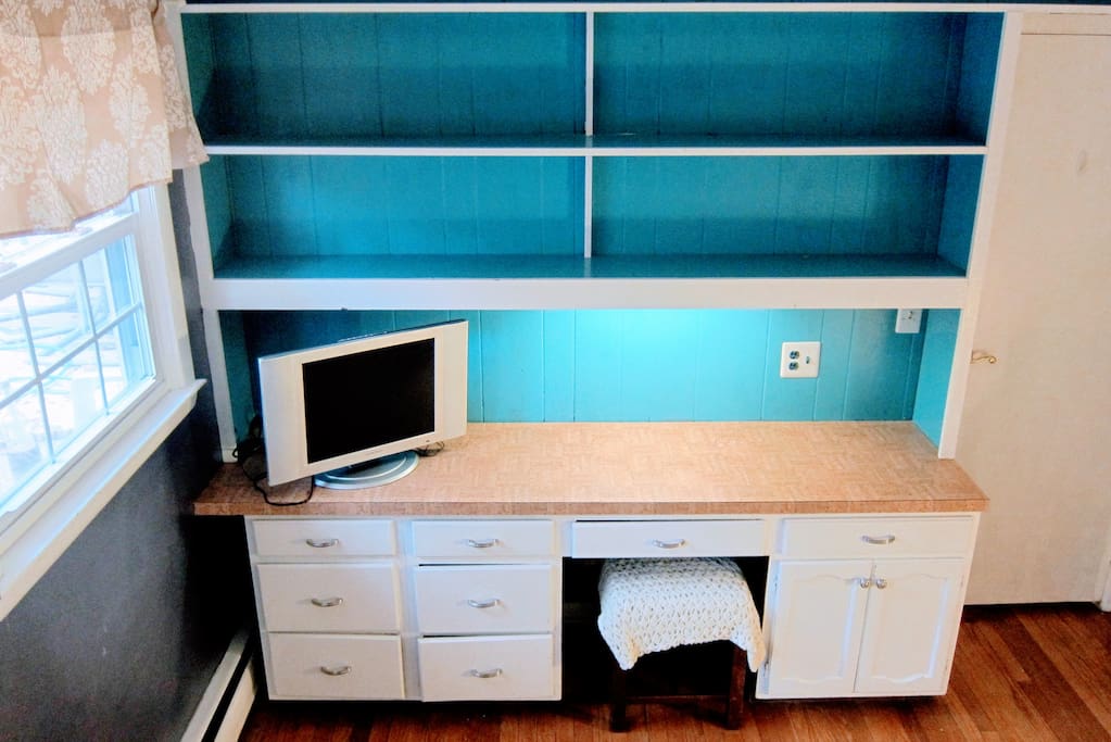 Desk in your private bedroom