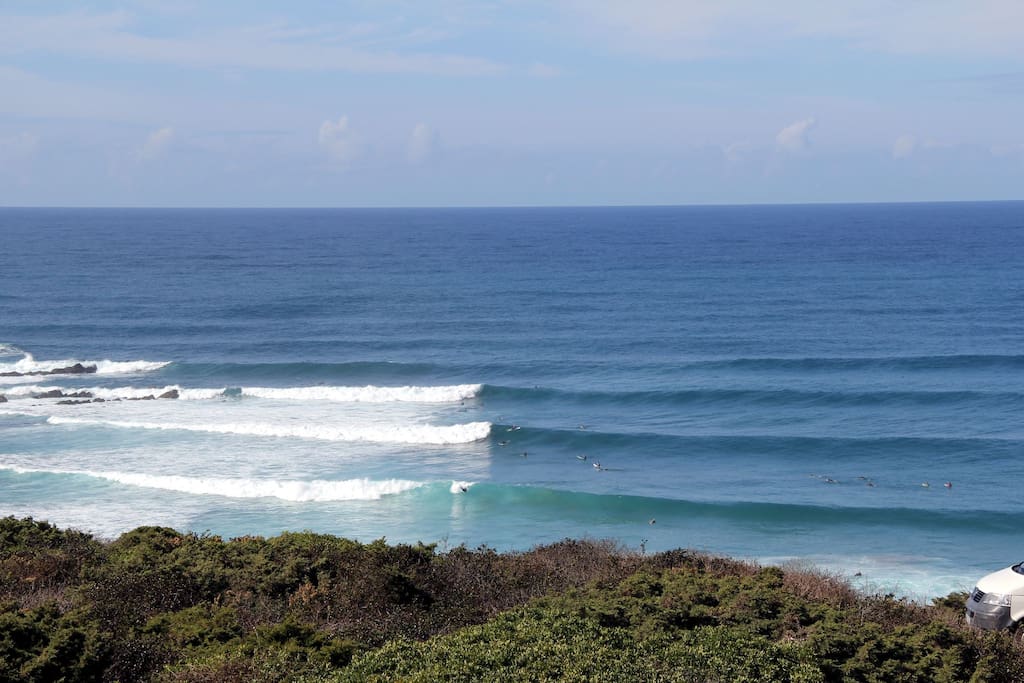 Stunning beaches right behind your apartment.