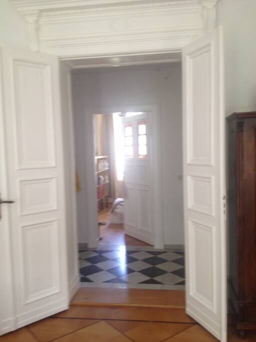 View on the second bed room (single bed)
