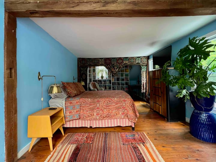 宽敞的主卧带图书馆 