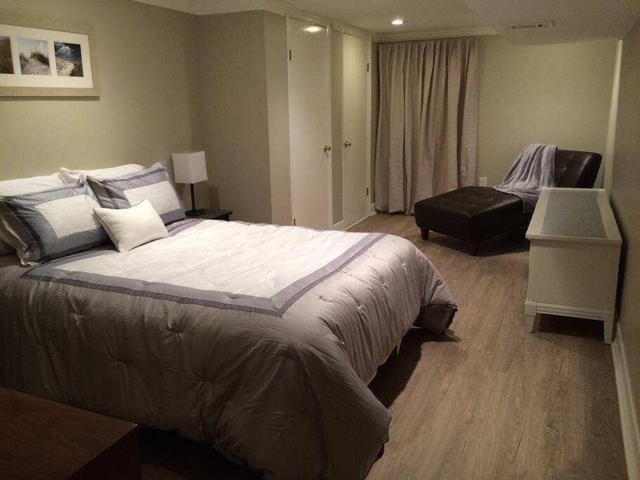 newly renovated bedroom