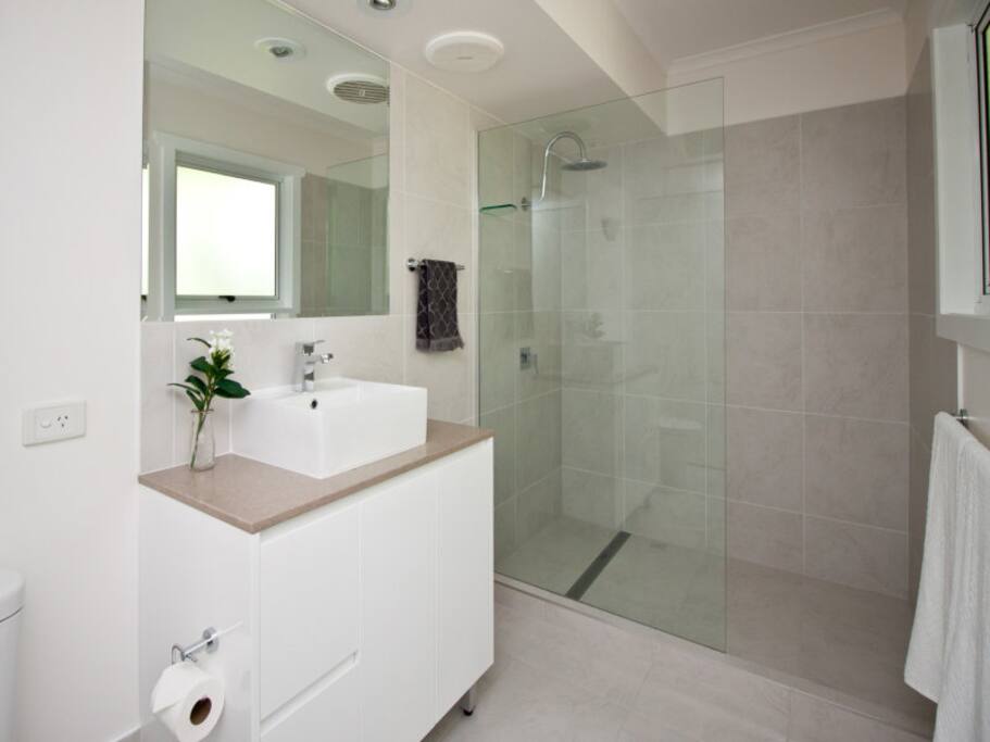 newly renovated bathroom