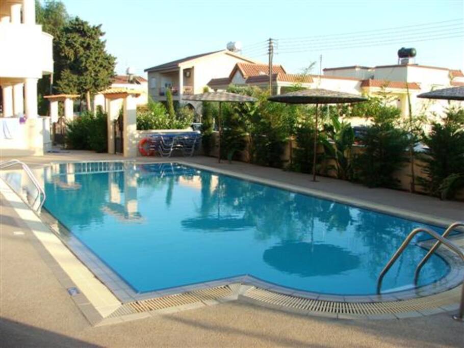The communal pool
