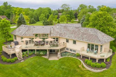 Muirfield Village home, golf course lot