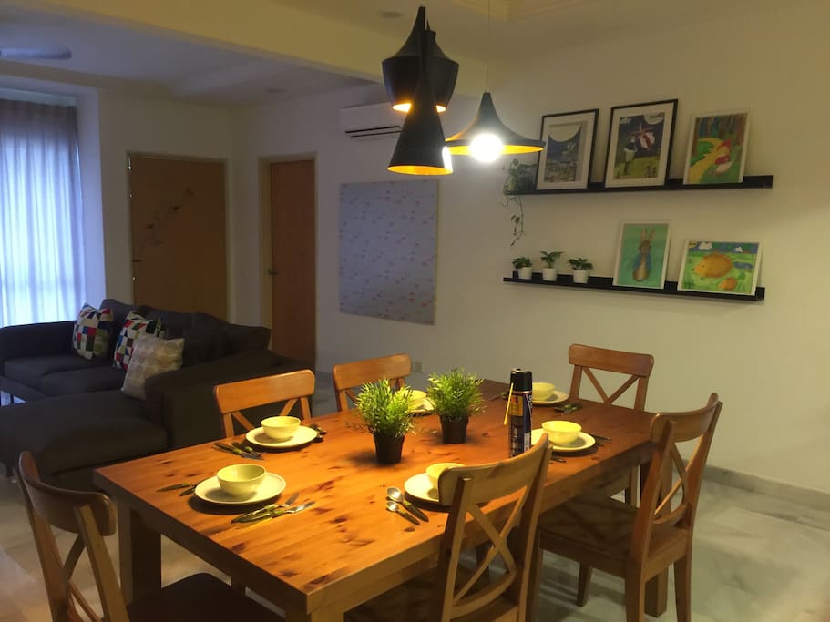 Our cozy dining area
