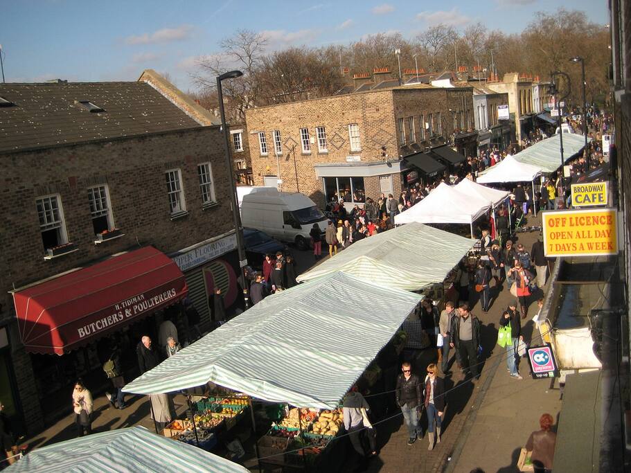 Busy Broadway Market