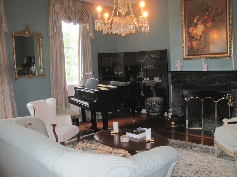 Formal Living Room with Grand Piano