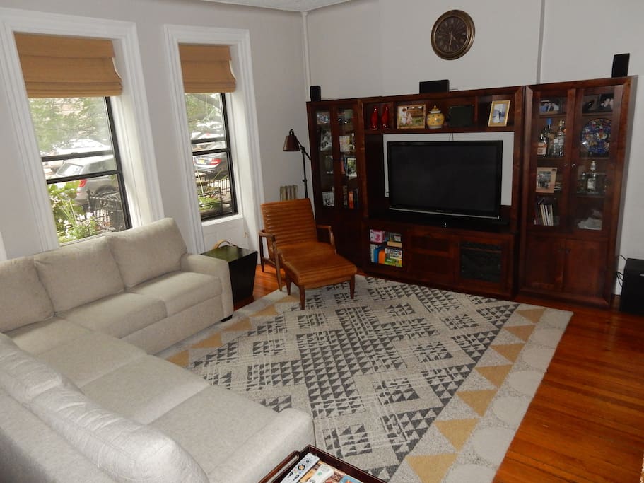 Living Room - 50" flat screen with DirecTV service