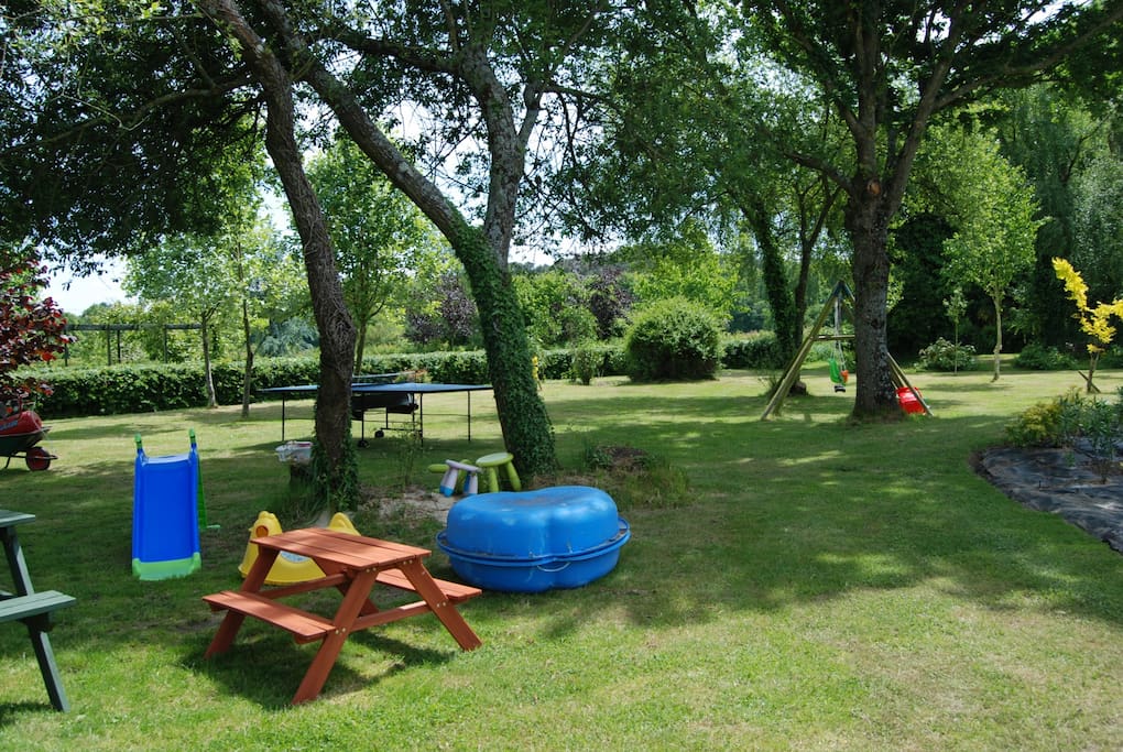 Garden play area
