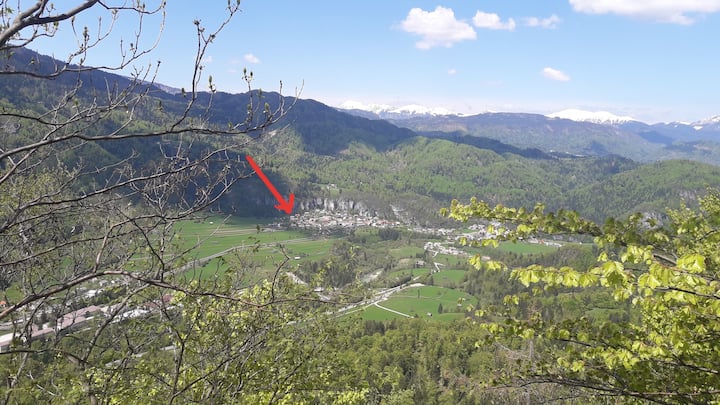 Apartment with amazing view over the valley