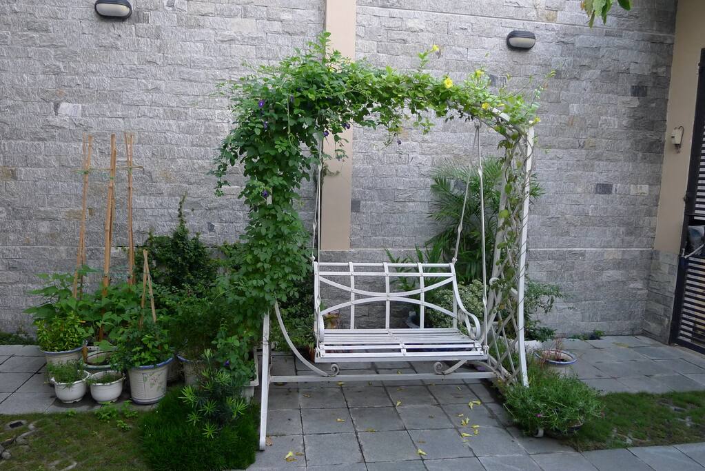 The front garden