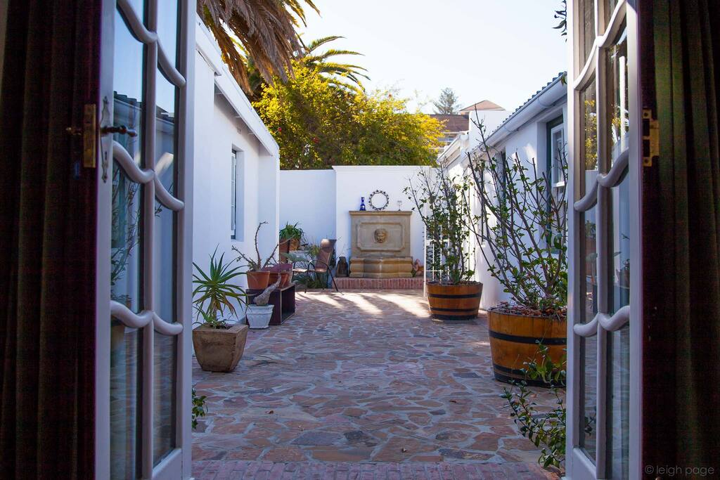 Tranquil, private courtyard.