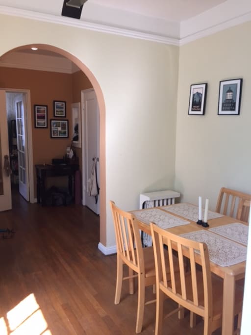 dining room/entry way