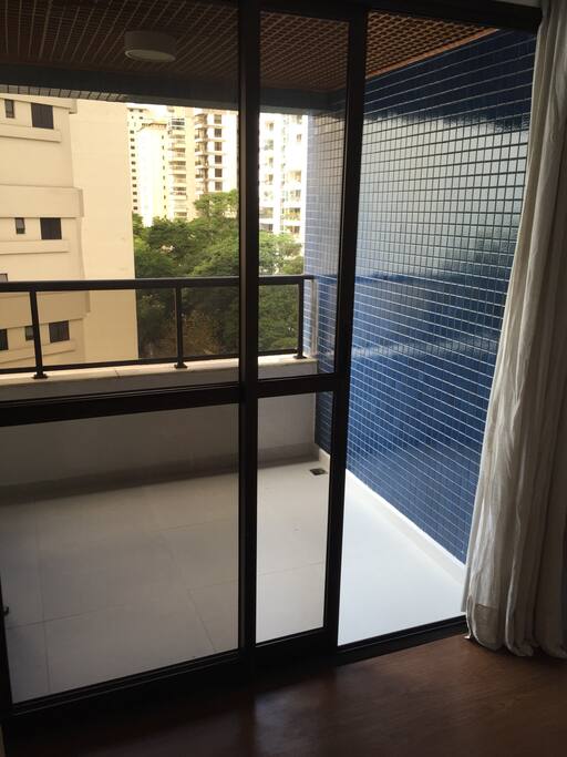 View through the balcony
