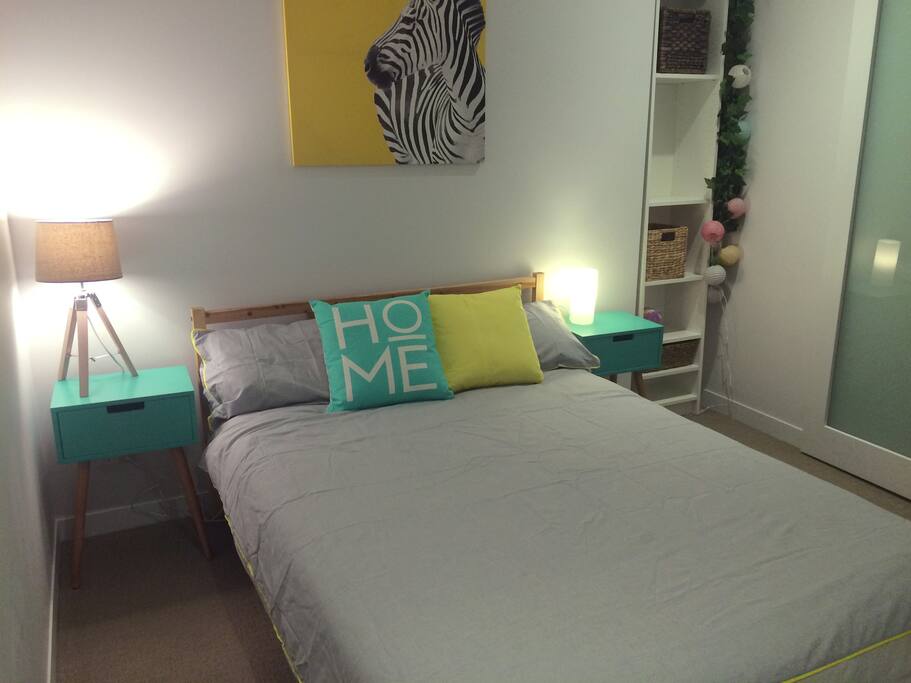 The Room, double bed.