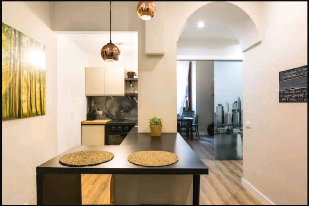 Ingresso vista cucina