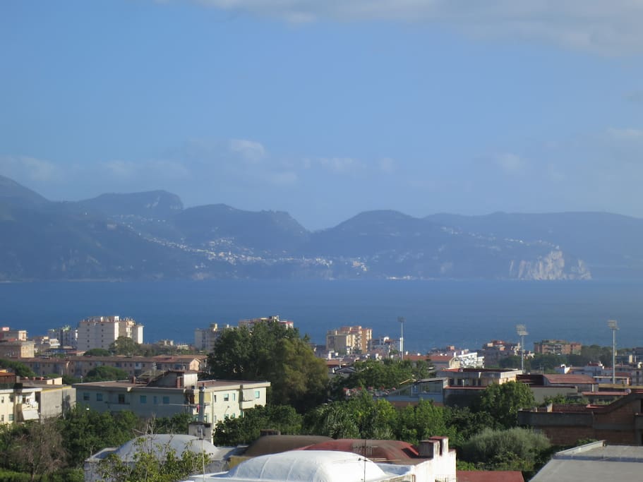 view from the balcony