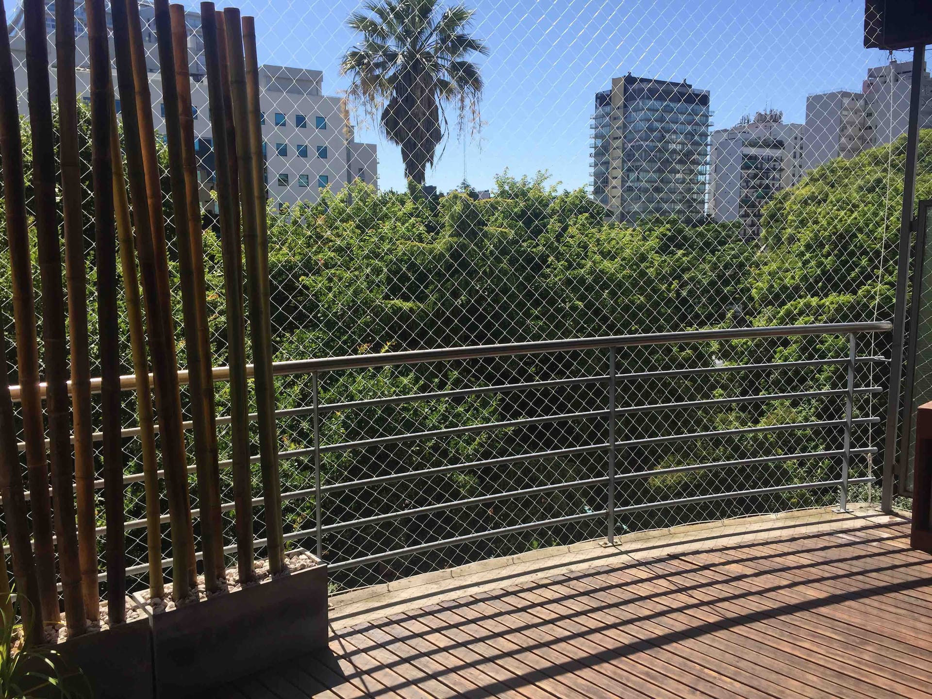 One-bedroom apartment with large balcony and grill in Olivos