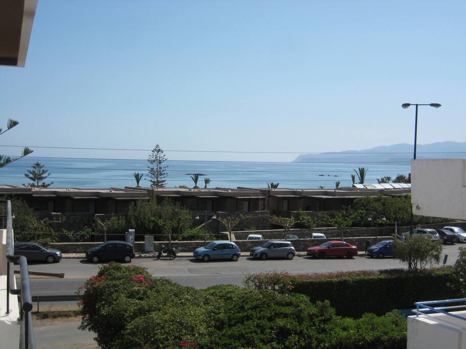 View from kitchen's window. Beach is 5 minutes walking, away!