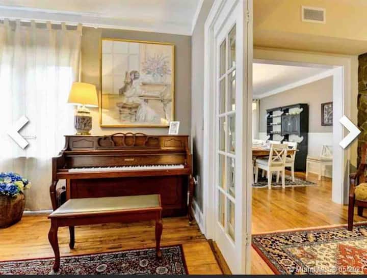 Partial view of living room.