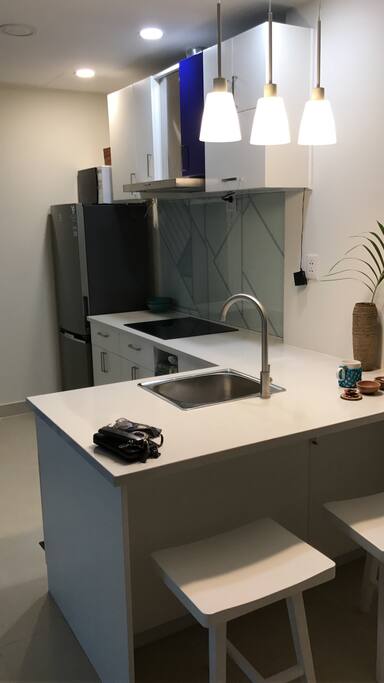 Kitchen and bar