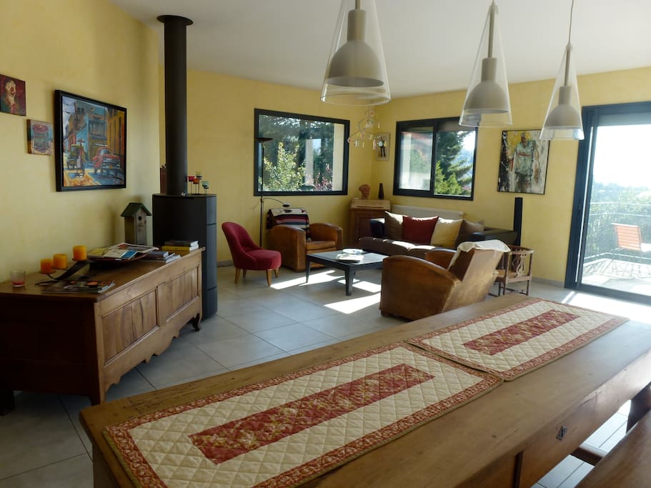 Salon-salle à manger