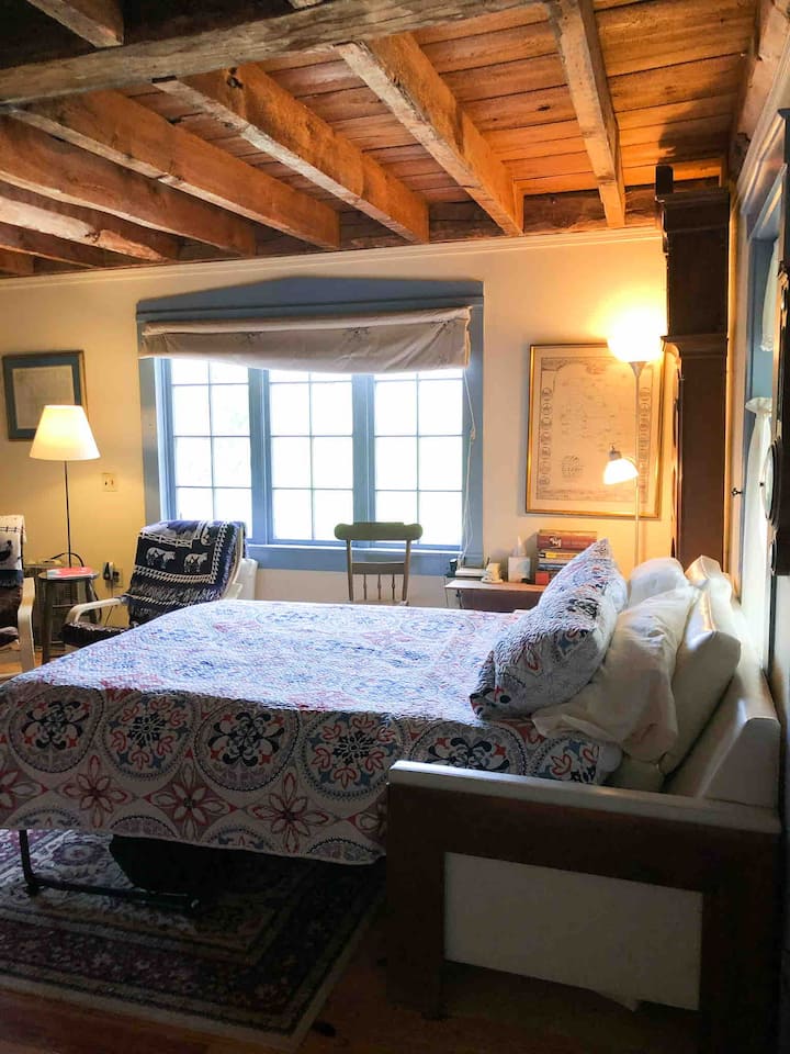 La camera da letto privata #2 ha il divano letto più comodo al mondo. Per lo più per il topper in schiuma da 4 pollici:)