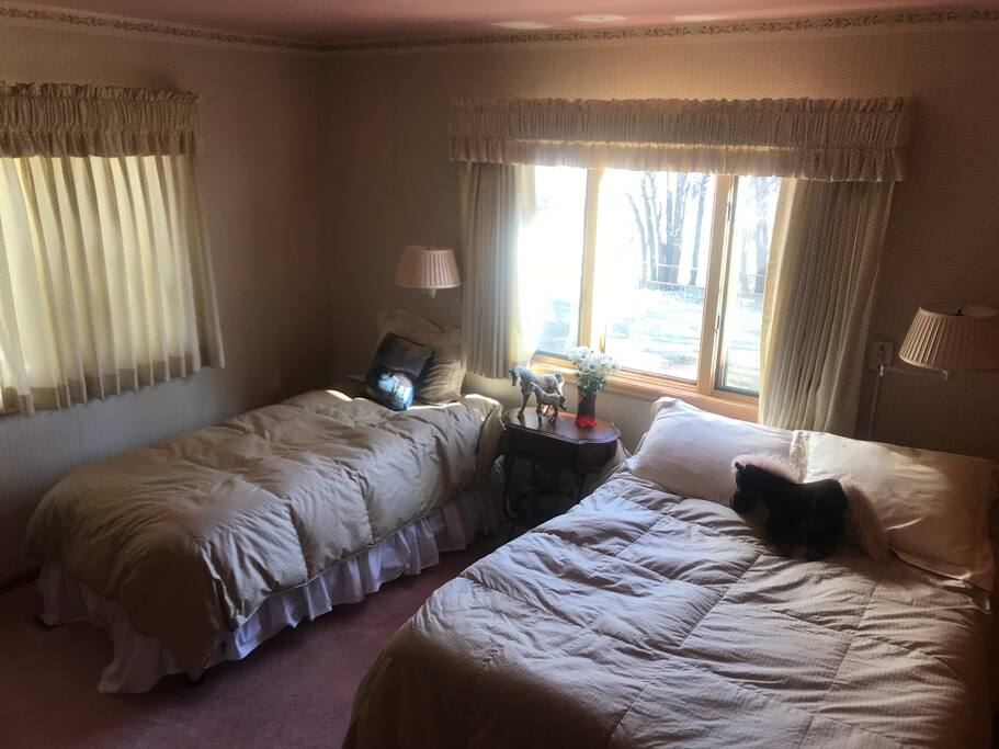 Downstairs Bedroom Pink