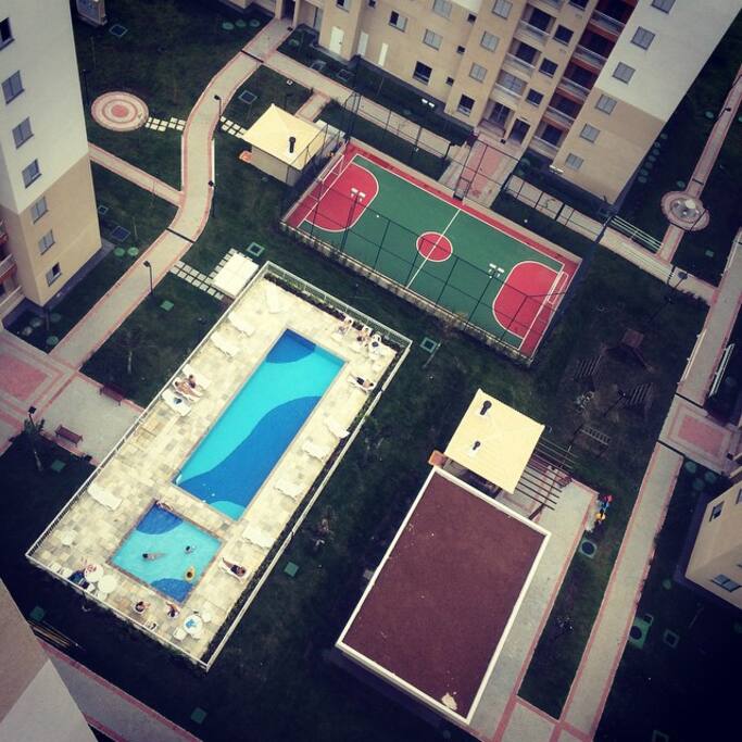 Uma piscina para você se refrescar!