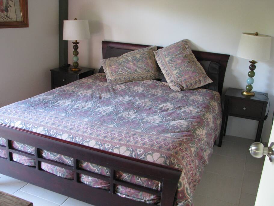 Queen Bed in Main Bedroom