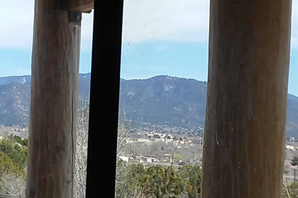 View from the guest bedroom window.