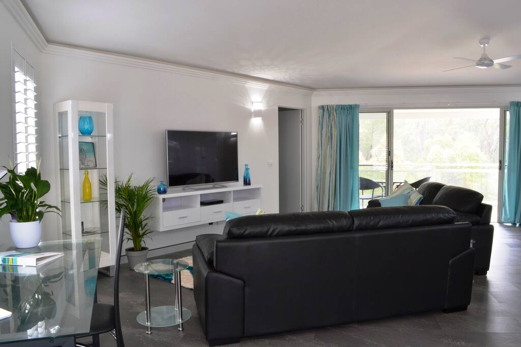Large Screen TV's... even in bedrooms.