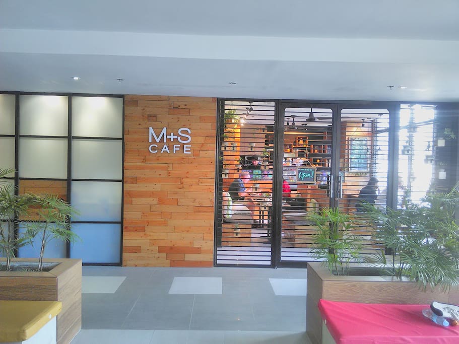 Cafe at the reception area. Opens 7am to 9pm.
