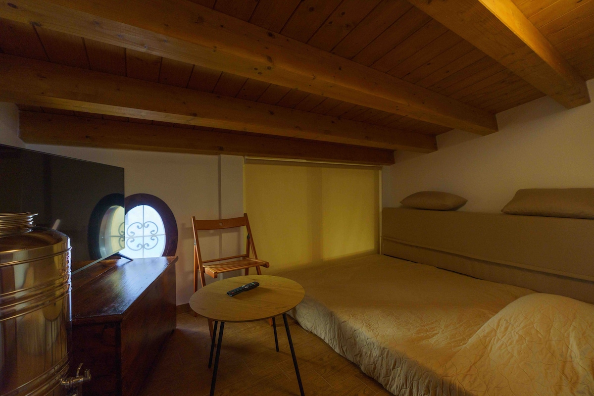 Jednokrevetna soba u potkrovlju 3, s TV-om.