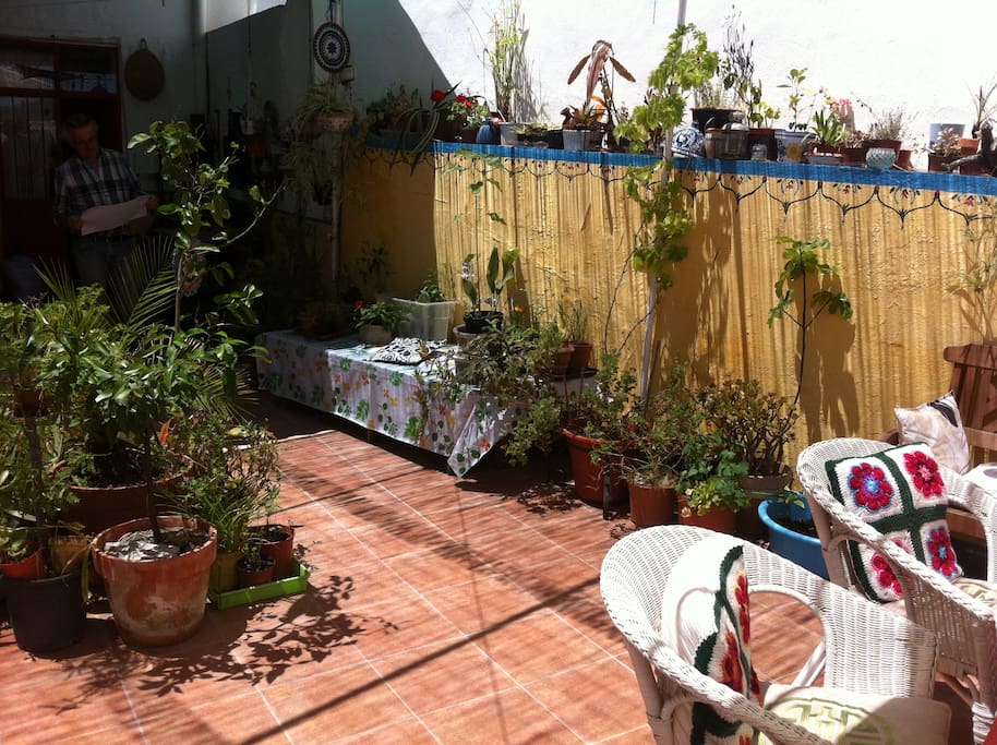 Patio for relaxing