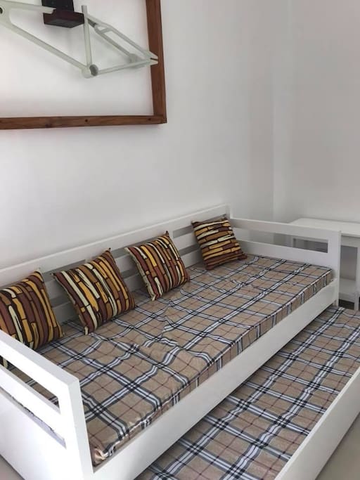 The living room. Sofa Bed with pull-out.