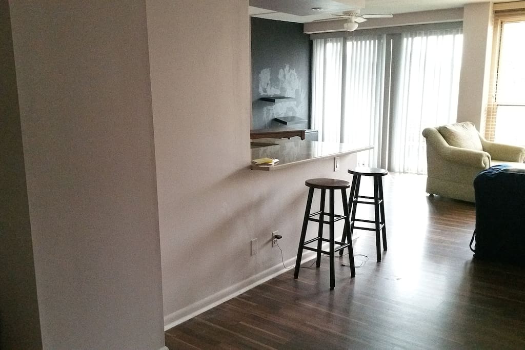Dining and living area
